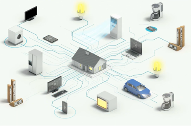 Illustration of a connected community